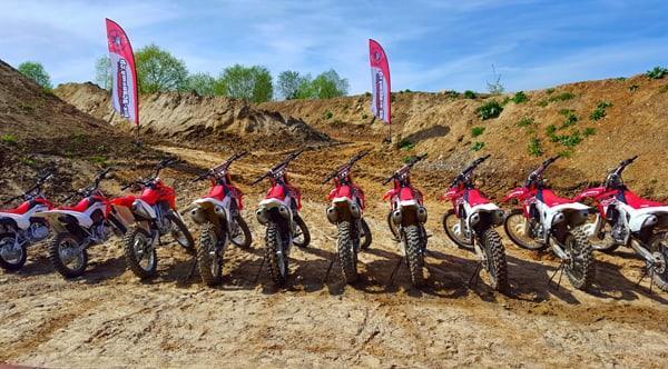 Honda Motocross Bikes in der MX-Schule – Offroad Shop Schweiz