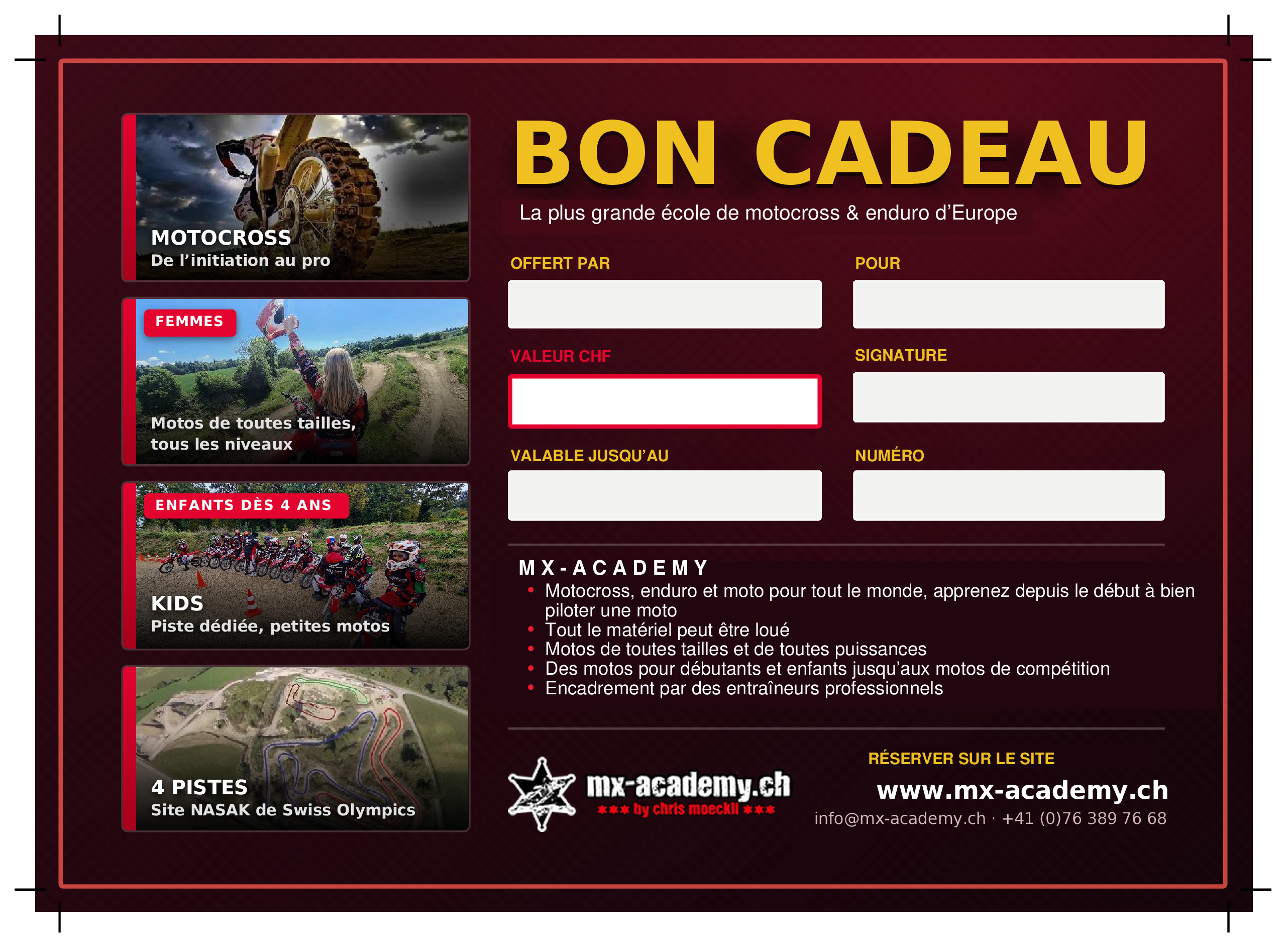 Bon cadeau cours d’initiation 1 heure