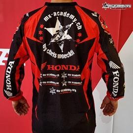 Honda Jersey MX über dem Brustschutz – Offroad Shop Schweiz