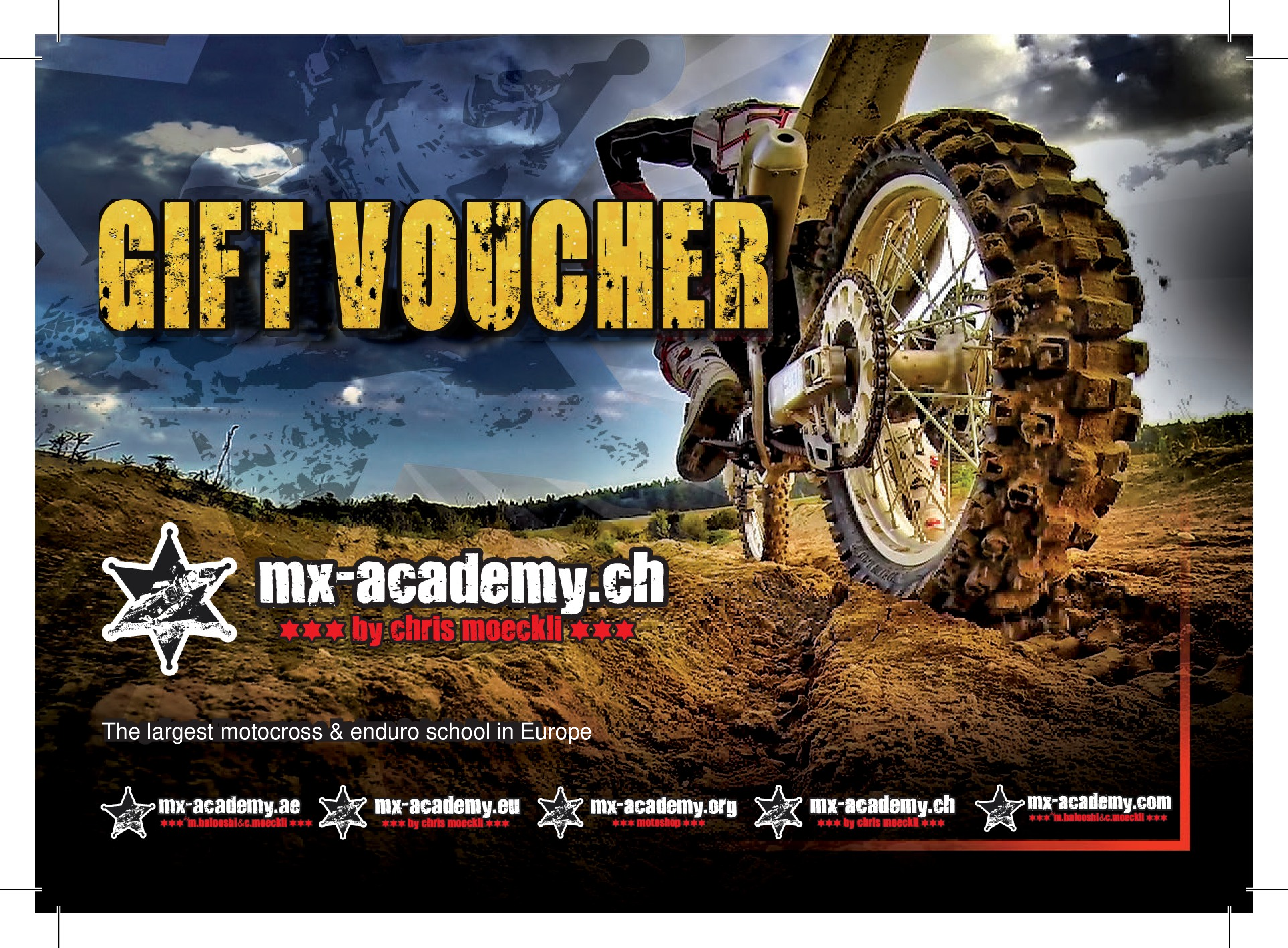 Gift voucher complete package Saturday
